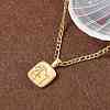 304 Stainless Steel Pendant Necklaces NJEW-H069-01A-G-2