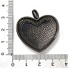 Brass Micro Pave Cubic Zirconia Pendants KK-U076-22EB-4