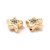 Brass Cubic Zirconia Beads KK-Q773-01G-02-2
