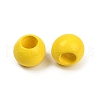 Spray Painted Wood Beads WOOD-F017-05E-2