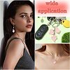 36Pcs 6 Styles Luminous Translucent Resin Pendants RESI-SZ0003-30-6