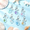 Glow in the Dark Acrylic Conch Pendant Decorations HJEW-JM03290-1