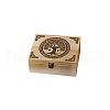 Rectangle Wooden Memory Keepsake Boxes with Lids CON-WH0101-030-8