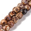 Natural Fire Crackle Agate Beads Strands G-G163-B01-01-2