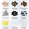  90Pcs 9 Style Natural Mixed Gemstone Round Beads G-NB0003-06-4