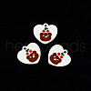 Alloy Spray Painted Enamel Pendants ENAM-S115-206-1