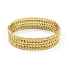304 Stainless Steel Hollow Out Hinged Bangles for Women BJEW-D044-05B-G-2
