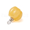 Opaque Resin Vegetable Pendants PALLOY-JF02766-02-4