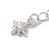 Rhodium Plated S925 Sterling Silver Chain Extender STER-R003-05P-2