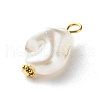 ABS Plastic Imitation Pearl Pendants PALLOY-JF00835-5