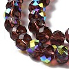 AB Color Plated Transparent Electroplate Beads Strands EGLA-H104-06L-3