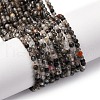 Natural Black Rutilated Quartz Beads Strands G-RM250104-C4-1
