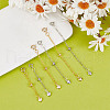 6Pcs 6 Style Brass Chain Extender FIND-AB00044-4