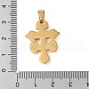 304 Stainless Steel Pendants STAS-C103-02G-01-3