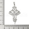 304 Stainless Steel Pendants STAS-M067-01P-3