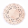 Rubber Wood Carved Onlay Applique Craft WOOD-WH0100-55A-2