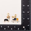 Alloy Enamel Pendant Decoration HJEW-SW00023-01-9