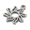 Non-Tarnish Laser Cut 304 Stainless Steel Charms STAS-G323-01P-2