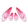 Transparent Resin Wing Earrings Pendants FIND-TAC0006-60B-1