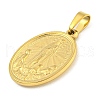 Ion Plating(IP) 304 Stainless Steel Pendants STAS-B071-02A-27G-2