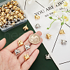 HOBBIESAY 80Pcs 2 Colors 304 Stainless Steel Pendants STAS-HY0001-29-3