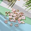 60Pcs 30 Style Alloy Enamel Pendants ENAM-LS0001-06LG-4
