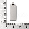 Non-Tarnish 304 Stainless Steel Pendants STAS-K270-12A-P-3