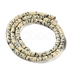 Imitation Dalmatian Handmade Porcelain Beads Strands PORC-H011-04-3