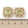 Brass Micro Pave Cubic Zirconia Beads KK-G491-36G-03-3