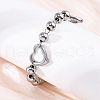 201 Stainless Steel Link Chain Bracelets BJEW-B078-172P-4