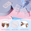  6Pcs 6 Styles Diamond/Teardrop/Oval DIY Nail Art Ear Stud Cabochon Silicone Mold DIY-TA0006-19-12