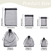 SOFPLATE 100pcs 3 Styles Large Organza Pouches Portable Shoes Bag Travel Storage Drawstring Bags OP-SP0001-04-2