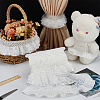 FINGERINSPIRE 10 Yards Cloth Wrinkle Elastic Lace Trim OCOR-FG0002-61-5