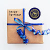 Brass Wax Seal Stamp with Handle AJEW-WH0184-0570-3
