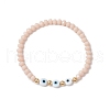 7Pcs Glass Beads Stretch Bracelets BJEW-JB11575-3