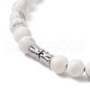 Natural & Synthetic Mixed Gemstone Graduated Beaded Necklace for Women NJEW-JN04187-6
