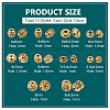   100Pcs 10 Styles Tibetan Style Alloy Beads FIND-PH0018-85-2