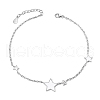 SHEGRACE 925 Sterling Silver Anklet JA56B-1