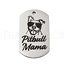 Anti-Tarnish 201 Stainless Steel Pendants STAS-R002-02P-09-1