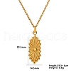 Elegant Vintage Stainless Steel Pave Clear Cubic Zirconia Pendant Necklaces for Women OL2331-2-2