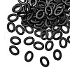 Opaque Spray Painted Acrylic Linking Rings OACR-S021-27A-C01-2