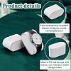 Imitation Leather Bracelet Watch Pillow Jewelry Displays BDIS-WH0016-03A-4