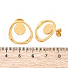 Ion Plating(IP)  304 Stainless Steel Stud Earrings EJEW-D281-21G-4