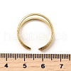 304 Stainless Steel Adjustable Open Cuff Rings for Women RJEW-U062-01A-G-5