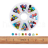 Kissitty Handmade Millefiori Glass Beads LAMP-KS0001-01-10