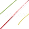 Round Waxed Polyester Thread String YC-D004-02A-128-3