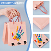 Folding Paper Gift Bags with Handle ABAG-WH0045-21D-5