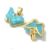 Rack Plating Brass Pendants KK-Q009-07G-05-2