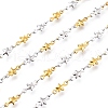 304 Stainless Steel Star Link Chains CHS-M003-04GP-2