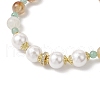 Natural Green Aventurine and Citrine Beaded Bracelets for Women BJEW-JB11932-01-3